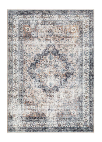 Tarfaya Medallion Natur - Tvättbar matta - K/M Carpets | Mattfabriken