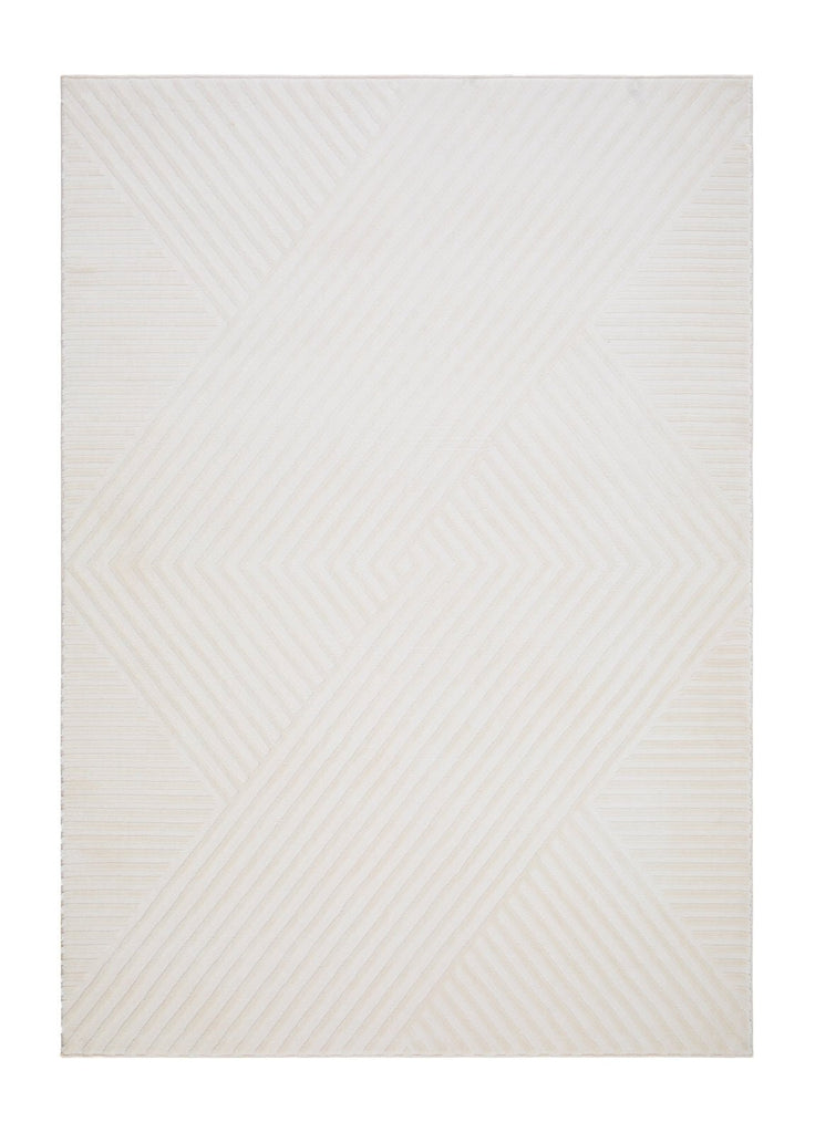 Ritz Lines Creme | Modern Matta - Fri frakt– Mattfabriken