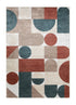 Amber Shapes Multi - Tvättbar Matta - K/M Carpets | Mattfabriken