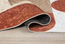 Amber Shapes Multi - Tvättbar Matta - K/M Carpets | Mattfabriken