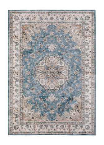 Cleo Tabriz Turkos - Slätvävd matta - K/M Carpets | Mattfabriken