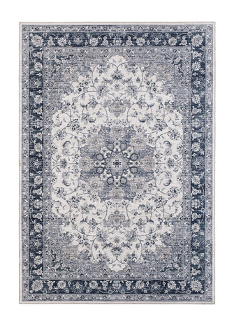 Cleo Tabriz Creme/Grå - Slätvävd matta - K/M Carpets | Mattfabriken
