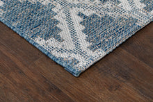 Athena Kilim Blå - Indoor/Outdoor - K/M Carpets | Mattfabriken