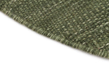 Birka Sammetsgrön - Rund Ullmatta - K/M Carpets | Mattfabriken