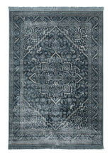 Casablanca Kashan Blå - Konstsilkesmatta - K/M Carpets | Mattfabriken