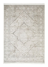 Casablanca Kashan Silver - Konstsilkesmatta - K/M Carpets | Mattfabriken