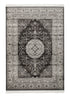 Casablanca Medallion Antracit - Konstsilkesmatta - K/M Carpets | Mattfabriken