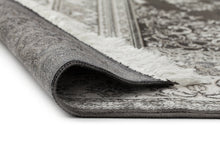 Casablanca Medallion Antracit - Konstsilkesmatta - K/M Carpets | Mattfabriken