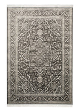 Casablanca Kashan Antracit - Konstsilkesmatta - K/M Carpets | Mattfabriken