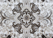 Casablanca Medallion Silver - Konstsilkesmatta - K/M Carpets | Mattfabriken