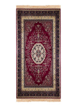 Casablanca Medallion Röd - Konstsilkesmatta - K/M Carpets | Mattfabriken