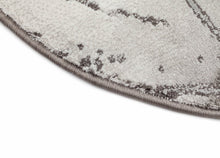 Craft Concrete Silver - Rund Matta - K/M Carpets | Mattfabriken