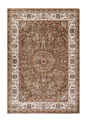 Dubai Medallion Champagne - Klassisk Wilton - K/M Carpets | Mattfabriken