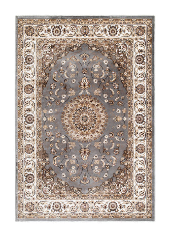 Dubai Medallion Grå - Klassisk Wilton - K/M Carpets | Mattfabriken