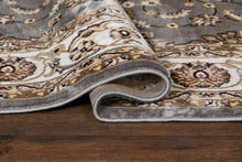 Dubai Medallion Grå - Klassisk Wilton - K/M Carpets | Mattfabriken
