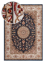 Dubai Medallion Blå - Klassisk Wilton - K/M Carpets | Mattfabriken