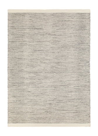 Graham Offwhite/Svart - Handvävd Ullmatta - K/M Carpets | Mattfabriken
