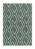 Havanna Romb Grön - Indoor/Outdoor - K/M Carpets | Mattfabriken