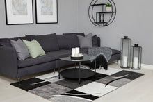 London Patch Svart - Rund Matta - K/M Carpets | Mattfabriken