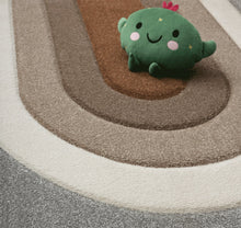 Smaragd Rainbow Grå/Beige - Barnmatta - K/M Carpets | Mattfabriken