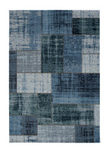 Stracciatella Jeans/Blå - Chenillematta - K/M Carpets | Mattfabriken