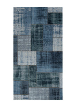 Stracciatella Jeans/Blå - Chenillematta - K/M Carpets | Mattfabriken