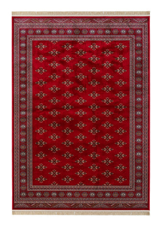 Teheran Lahori Röd - Tvättbar matta - Viskoslook - K/M Carpets | Mattfabriken