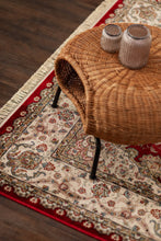 Teheran Medallion Röd - Tvättbar matta - Viskoslook - K/M Carpets | Mattfabriken
