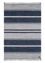 Vindö Denimblå - Handvävd Trasmatta - K/M Carpets | Mattfabriken