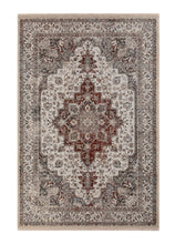 Agadir Medaljong Creme/Rost - Gångmatta - K/M Carpets | Mattfabriken