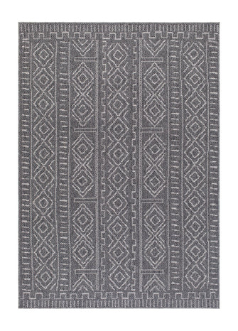 Aruba Aztec Mörkgrå - Indoor/Outdoor - K/M Carpets | Mattfabriken