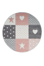 Atlas Star Rosa - Barnmatta - K/M Carpets | Mattfabriken