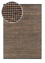 Kavali Natur/Svart - Jutematta - K/M Carpets | Mattfabriken