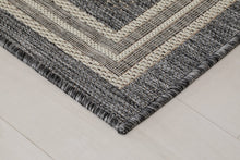 Madrid Frame Grå - Flatvävd Matta - K/M Carpets | Mattfabriken